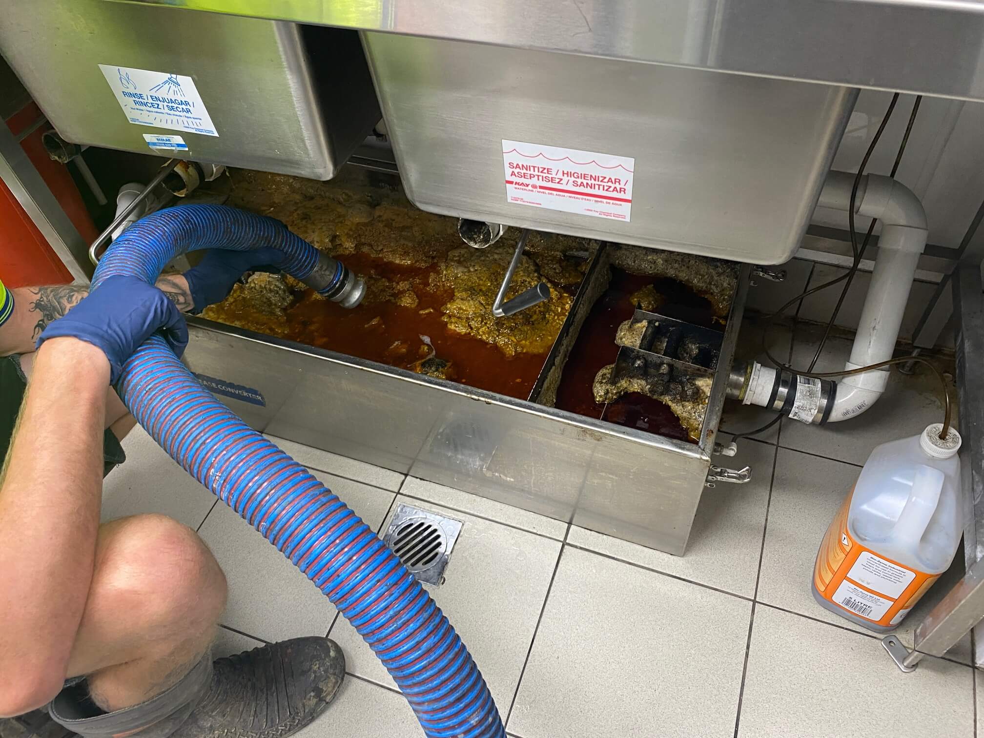 Grease Trap Cleaning in Normal